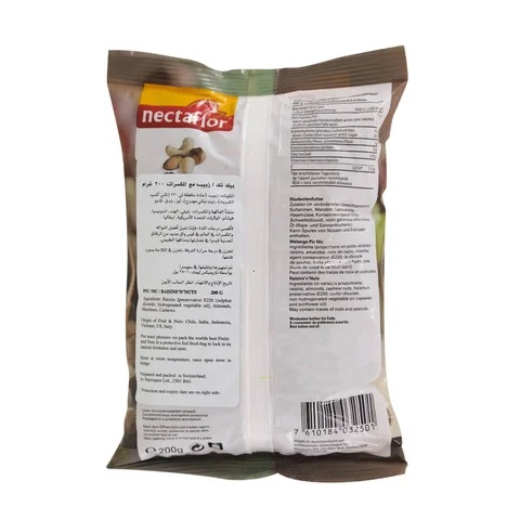 Nectaflor Premium Selection Raisins And Nuts 200g - Image 2