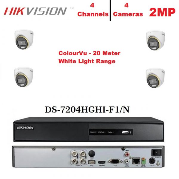 HIKVISION DVR DS7204HGHI-F1 & DS-2CE70DF3T-PF CAMERA Dubai UAE