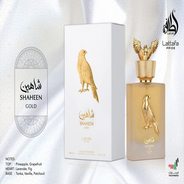 Lattafa Pride Shaheen Gold Eau De Perfume Dubai UAE