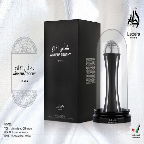 Lattafa Pride Winners Trophy Silver Eau De Perfume Dubai UAE