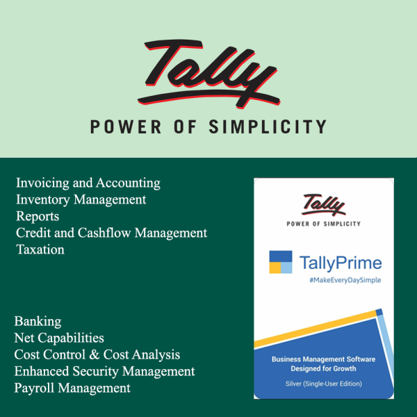 Tally Prime with VAT Dubai, Ajman, Abudhabi, UAE